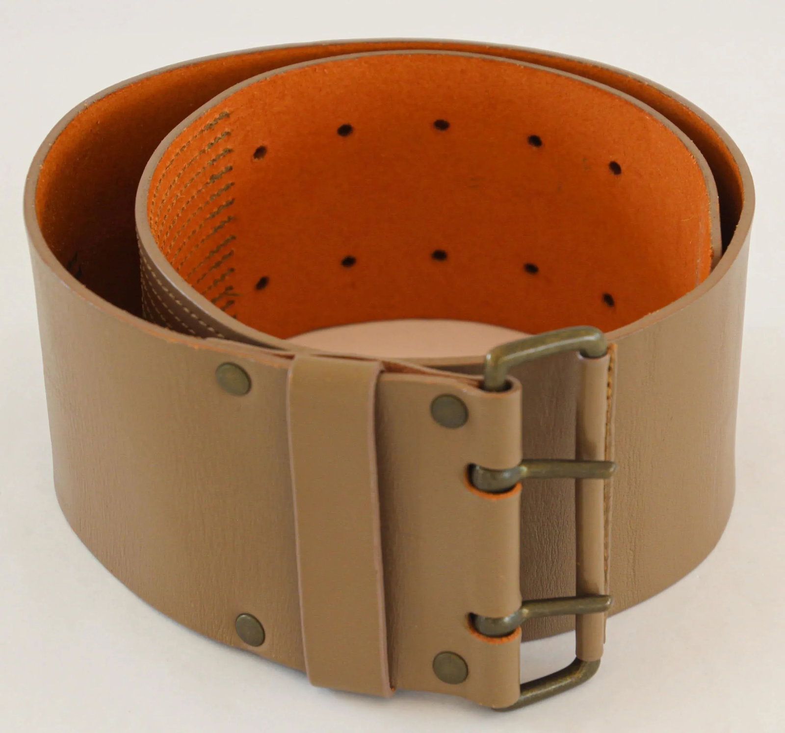 Dries Van Noten Oversized Wide Leather Waist Belt - 5