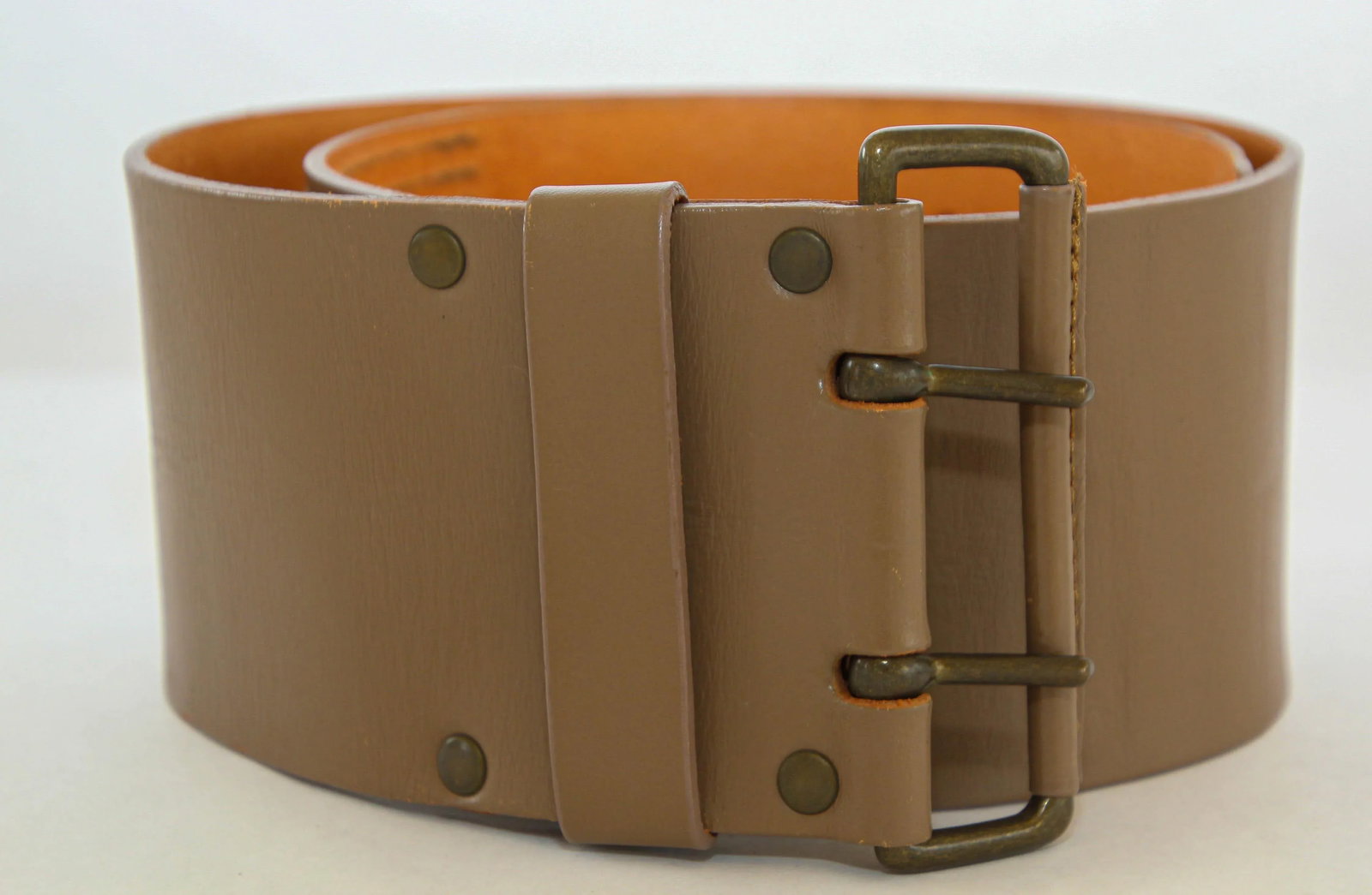 Dries Van Noten Oversized Wide Leather Waist Belt - 8