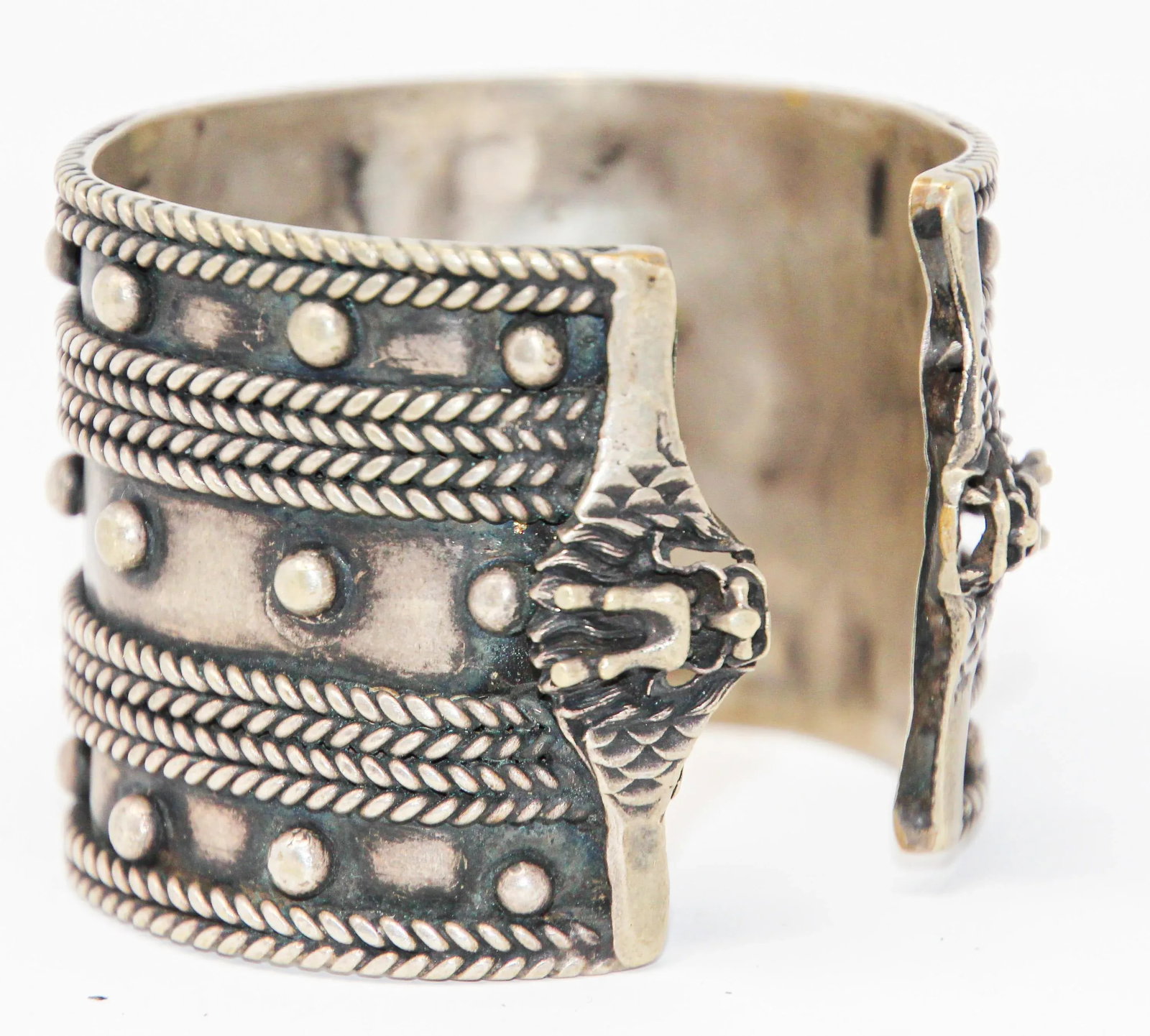 Moroccan Vintage Berber Tribal Ethnic Cuff - 12