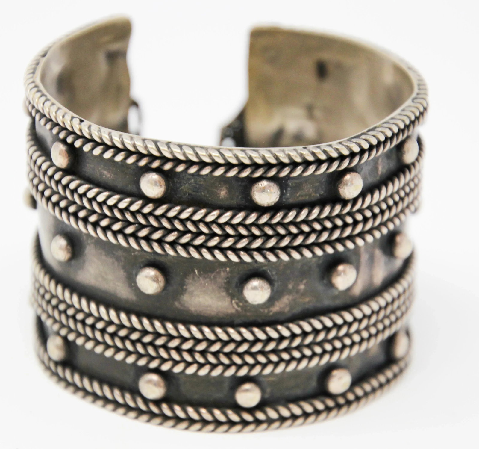 Moroccan Vintage Berber Tribal Ethnic Cuff - 3