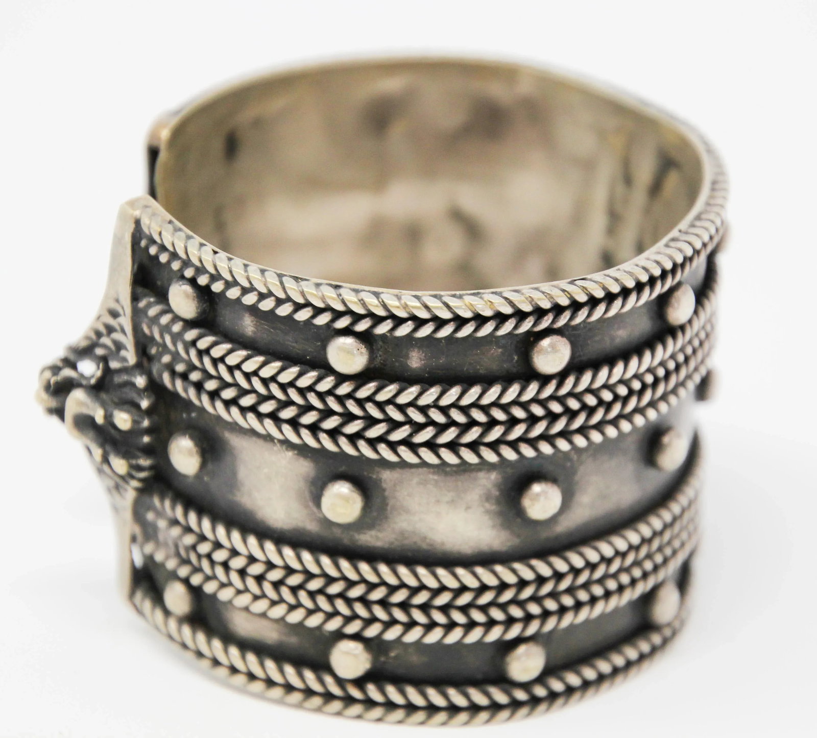 Moroccan Vintage Berber Tribal Ethnic Cuff - 4