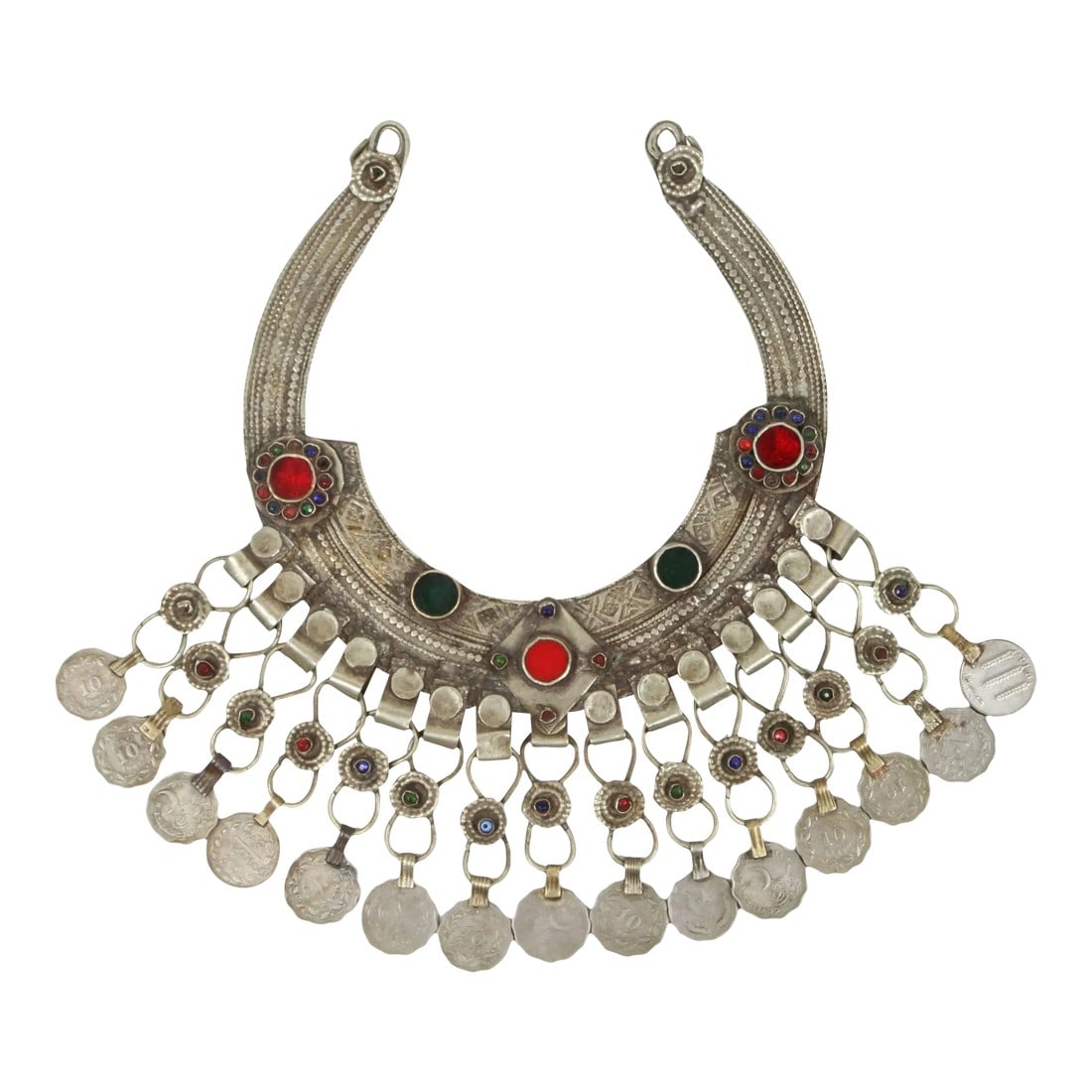 Moroccan Ethnic Silver Jewelry Choker (1 of 11)