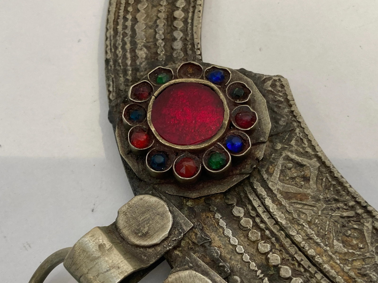 Moroccan Ethnic Silver Jewelry Choker - 3