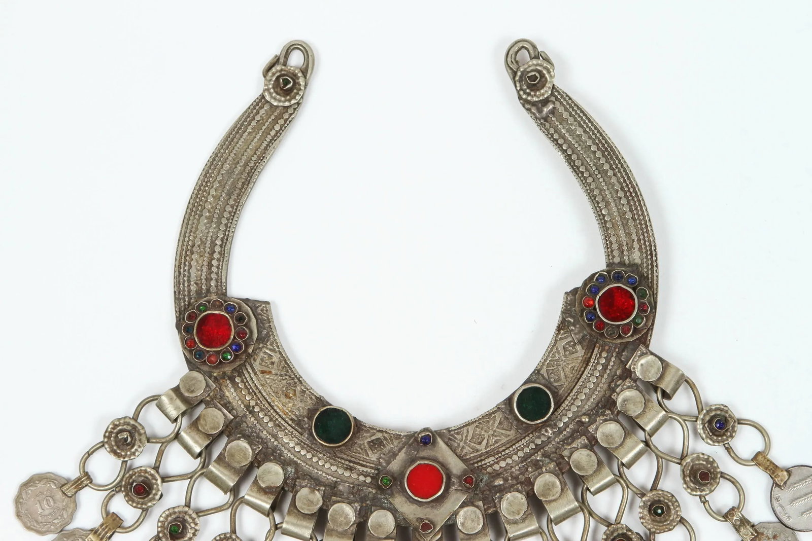 Moroccan Ethnic Silver Jewelry Choker - 6