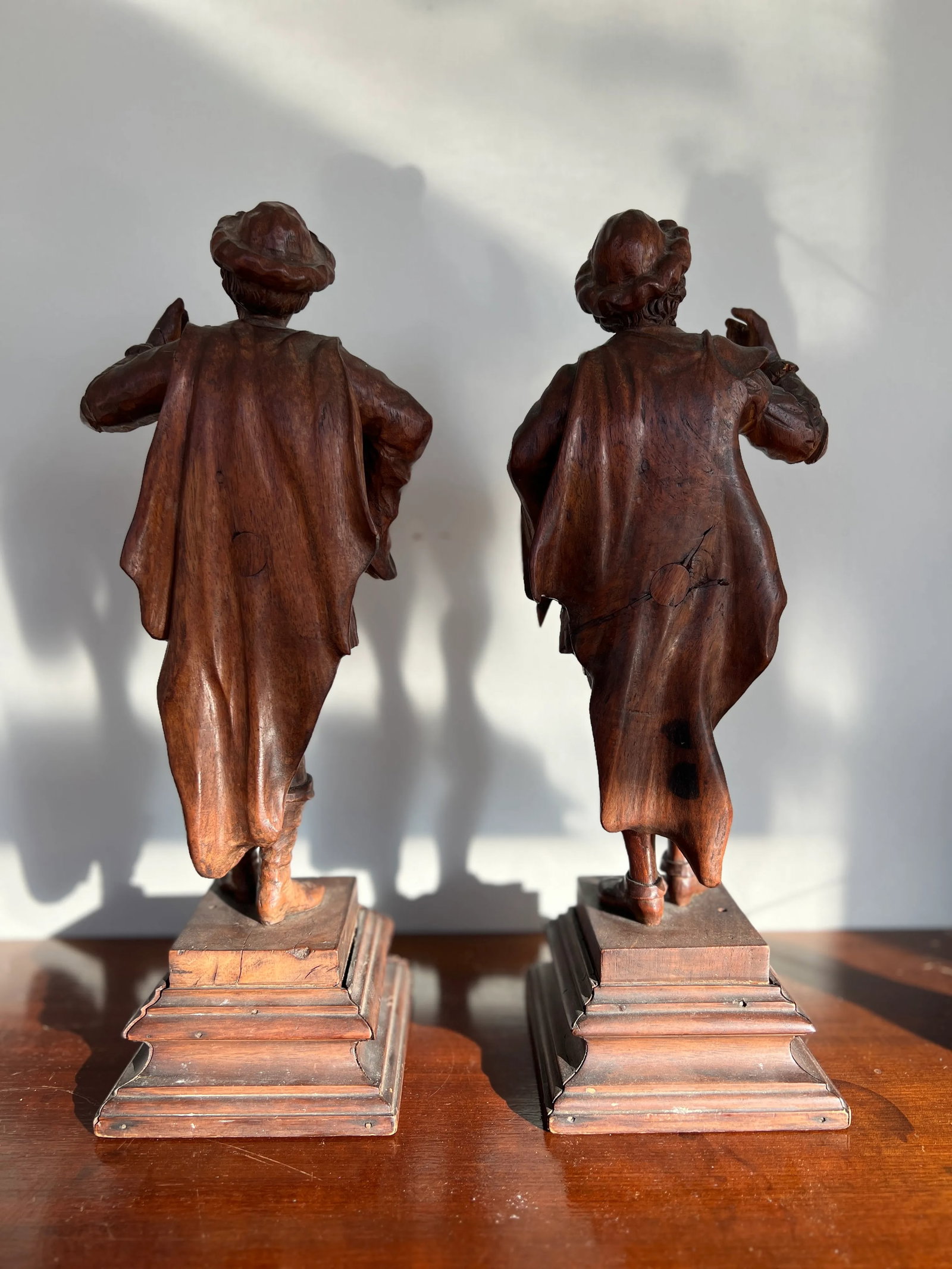 Pair, 19th Century Italian Renaissance Figural Spanish Soldiers or Landsknecht - 2