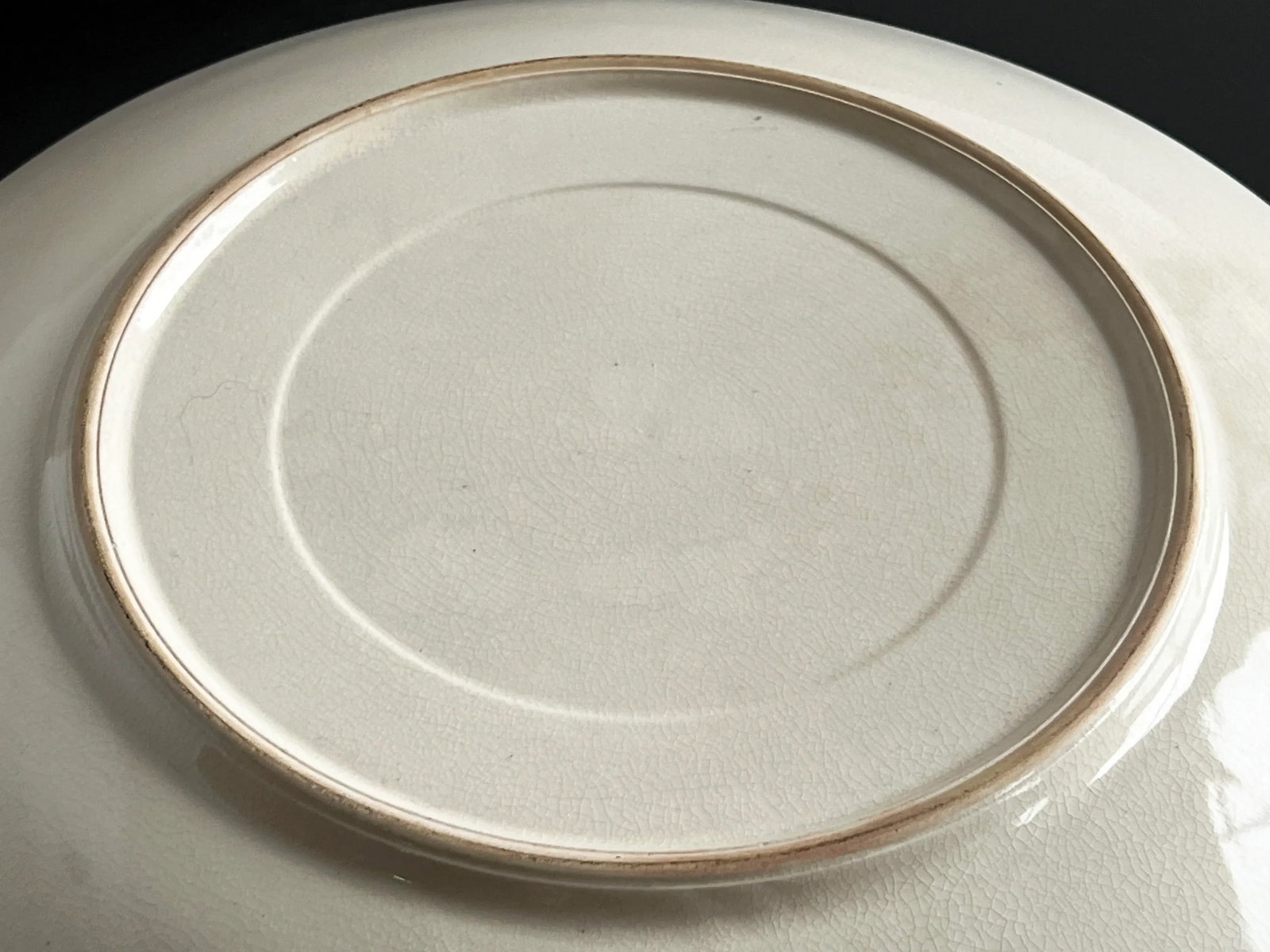 Vintage Japanese Chrysanthemum Pottery Serving Platter - 7