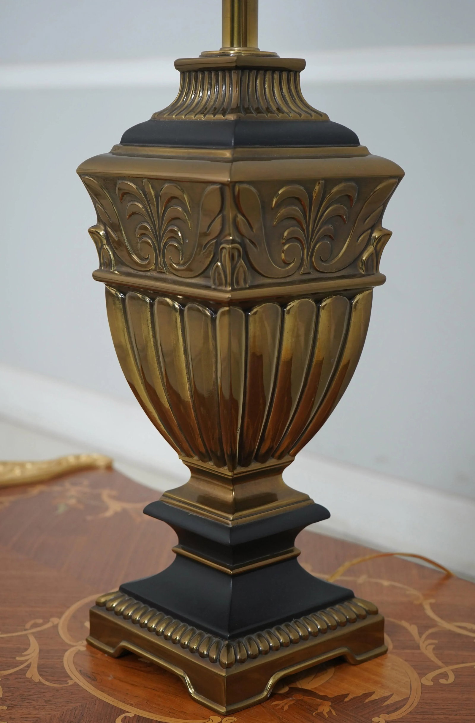 Pair Rembrant Regency Style Bronze Finish Lamps - 12