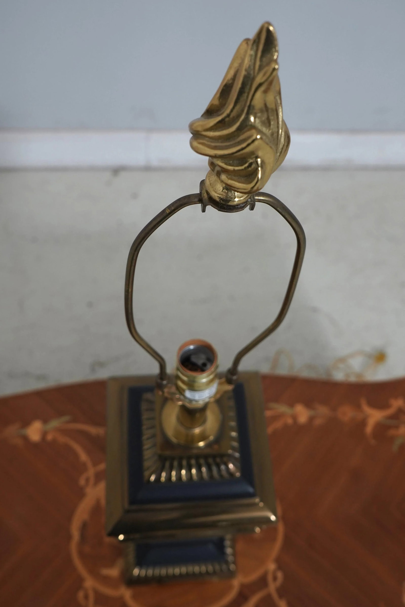 Pair Rembrant Regency Style Bronze Finish Lamps - 5