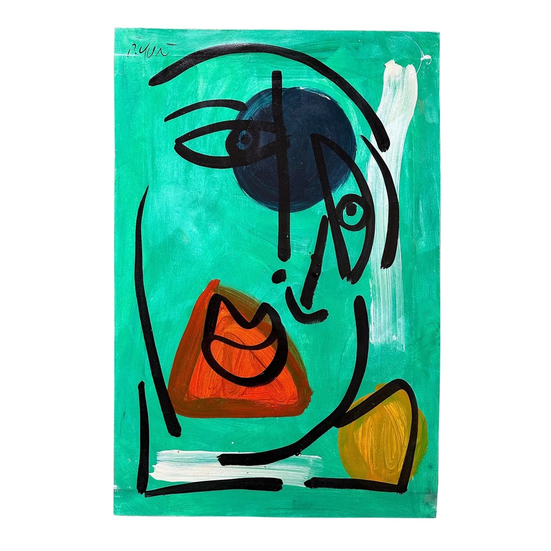 Original Peter Keil Painting: Peter Keil is a German artist that focuses primarily on abstract expressionism. Keil painted with some of the greats including Joan MirÃ³, Pablo Picasso and Andy Warhol, to name a few. This 