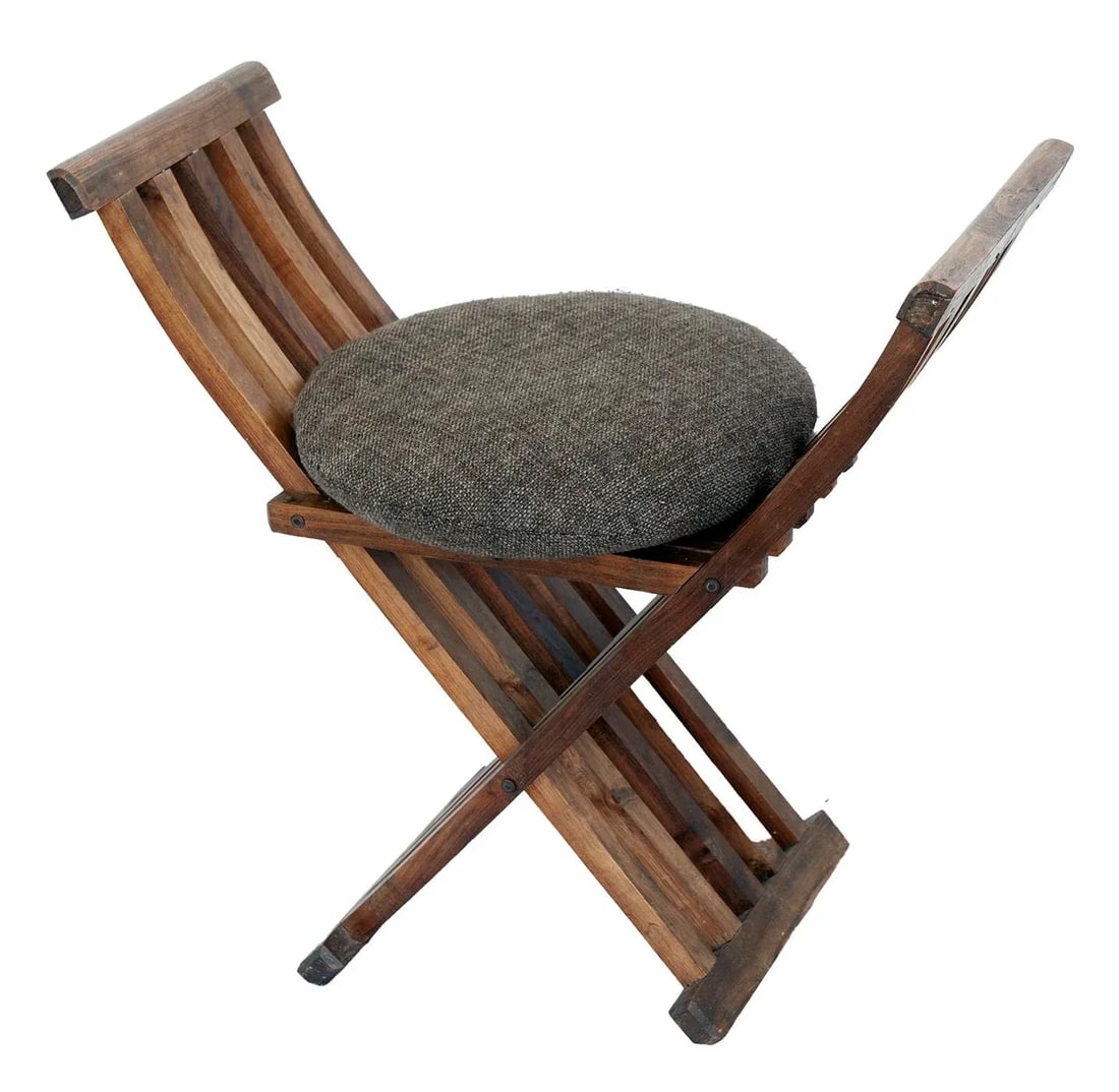 1970s Vintage Handcrafted Folding Peruvian Chair - 3