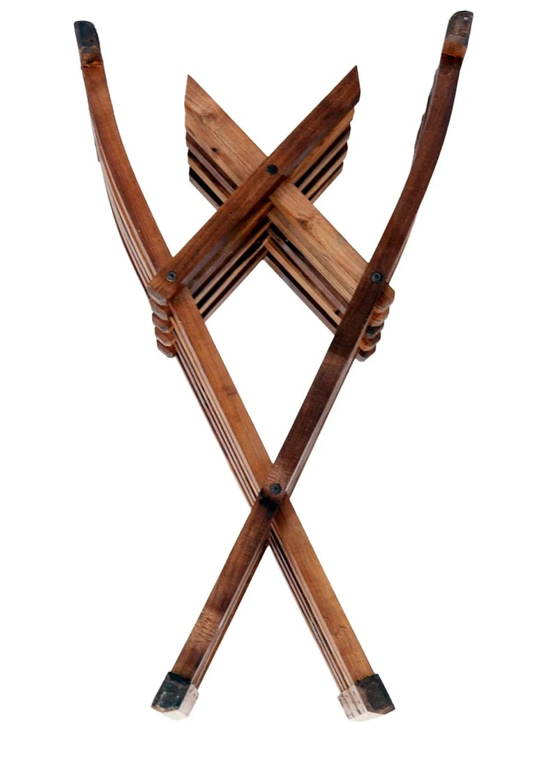 1970s Vintage Handcrafted Folding Peruvian Chair - 8