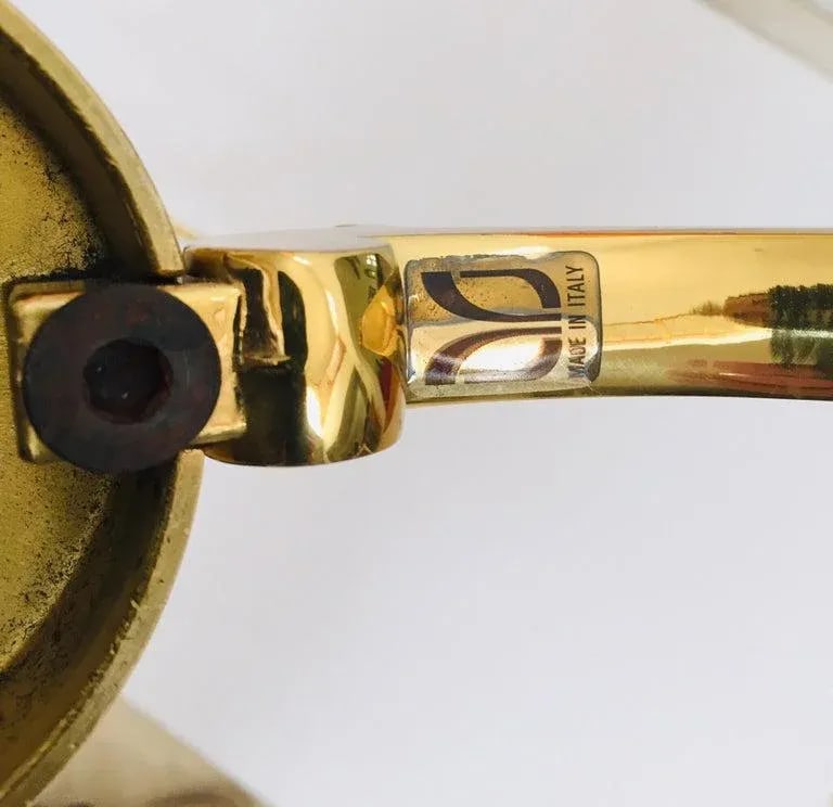 1970s Italian Polished Brass Valet Stand - 3