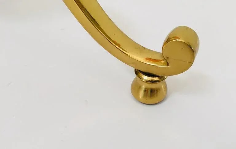 1970s Italian Polished Brass Valet Stand - 5