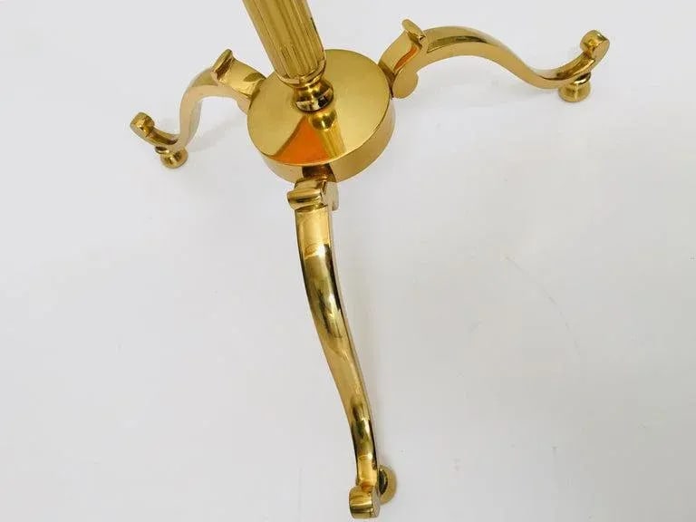 1970s Italian Polished Brass Valet Stand - 7