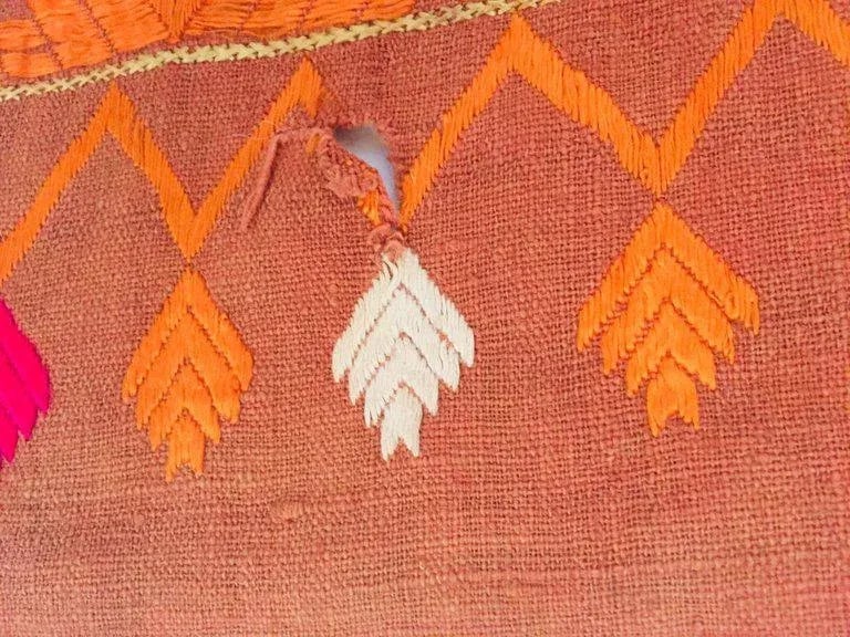 20th Century Asian Phulkari Wedding Shawl - 10