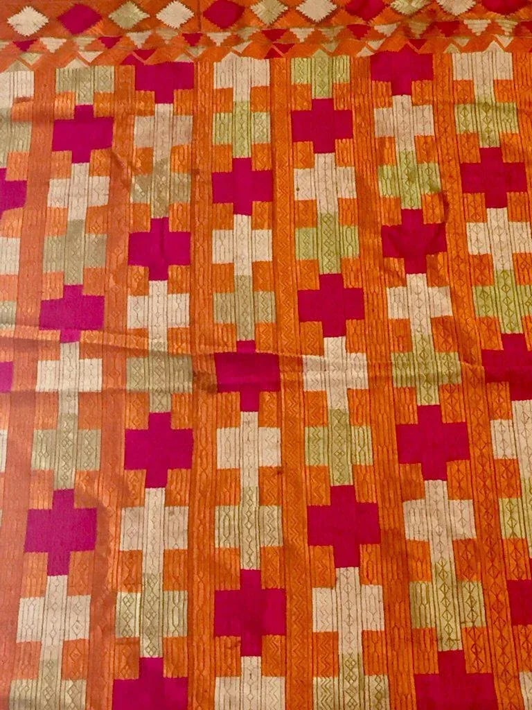 20th Century Asian Phulkari Wedding Shawl - 2