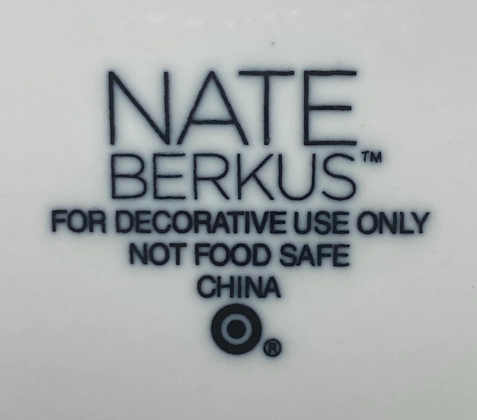 Nate Berkus Contemporary White Ceramic Square Geo Vase - 10