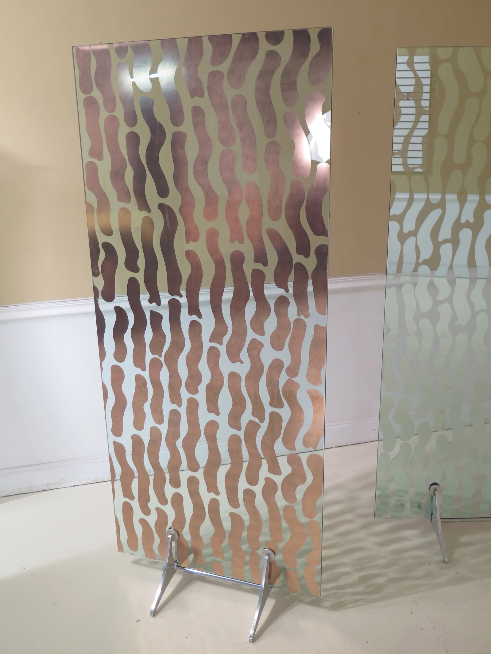 Modern Design Room Dividers or Screens - a Pair - 2