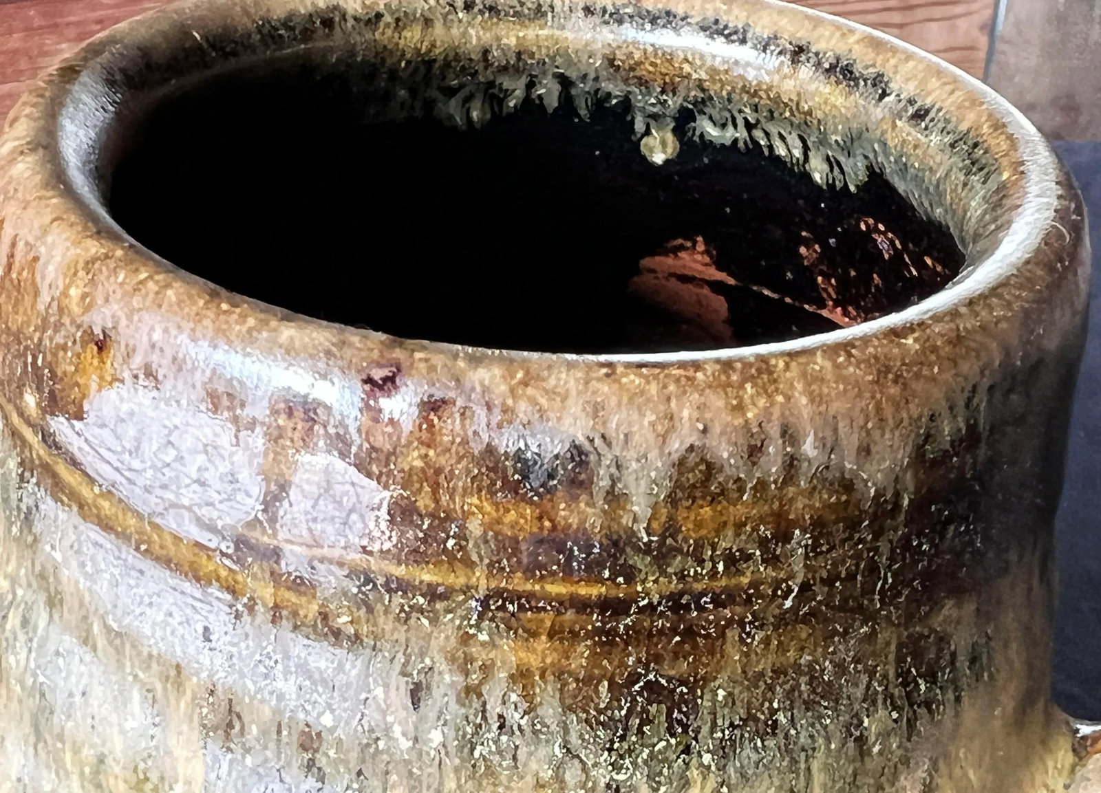Vintage Studio Pottery 3 Handled Loving Cup - 3