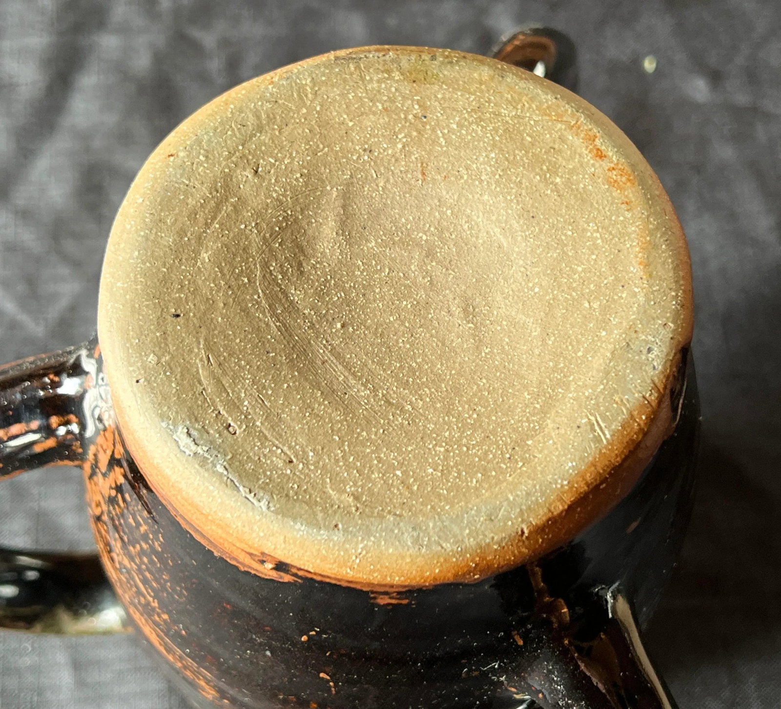 Vintage Studio Pottery 3 Handled Loving Cup - 8