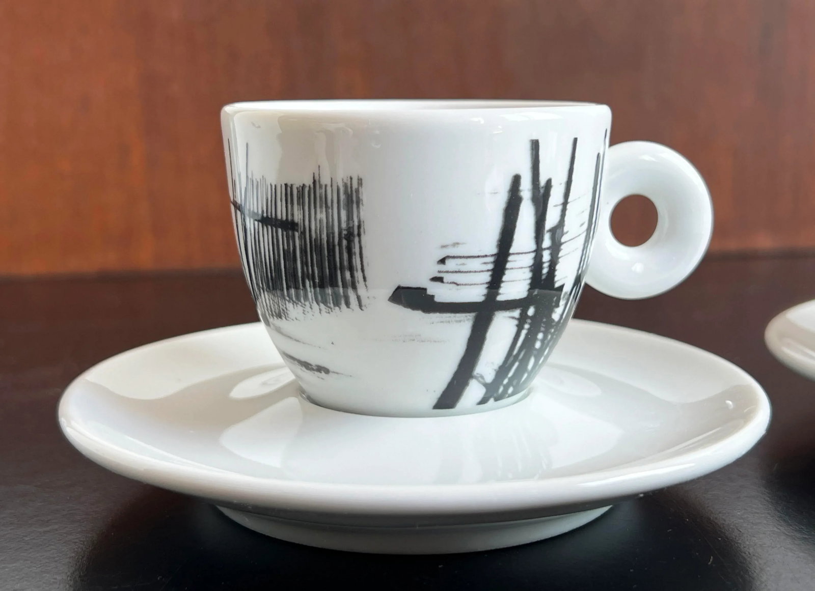 Rare Mario Giacomelli for Illy Set of Espresso Cups & Saucers - Set of 6 - 10