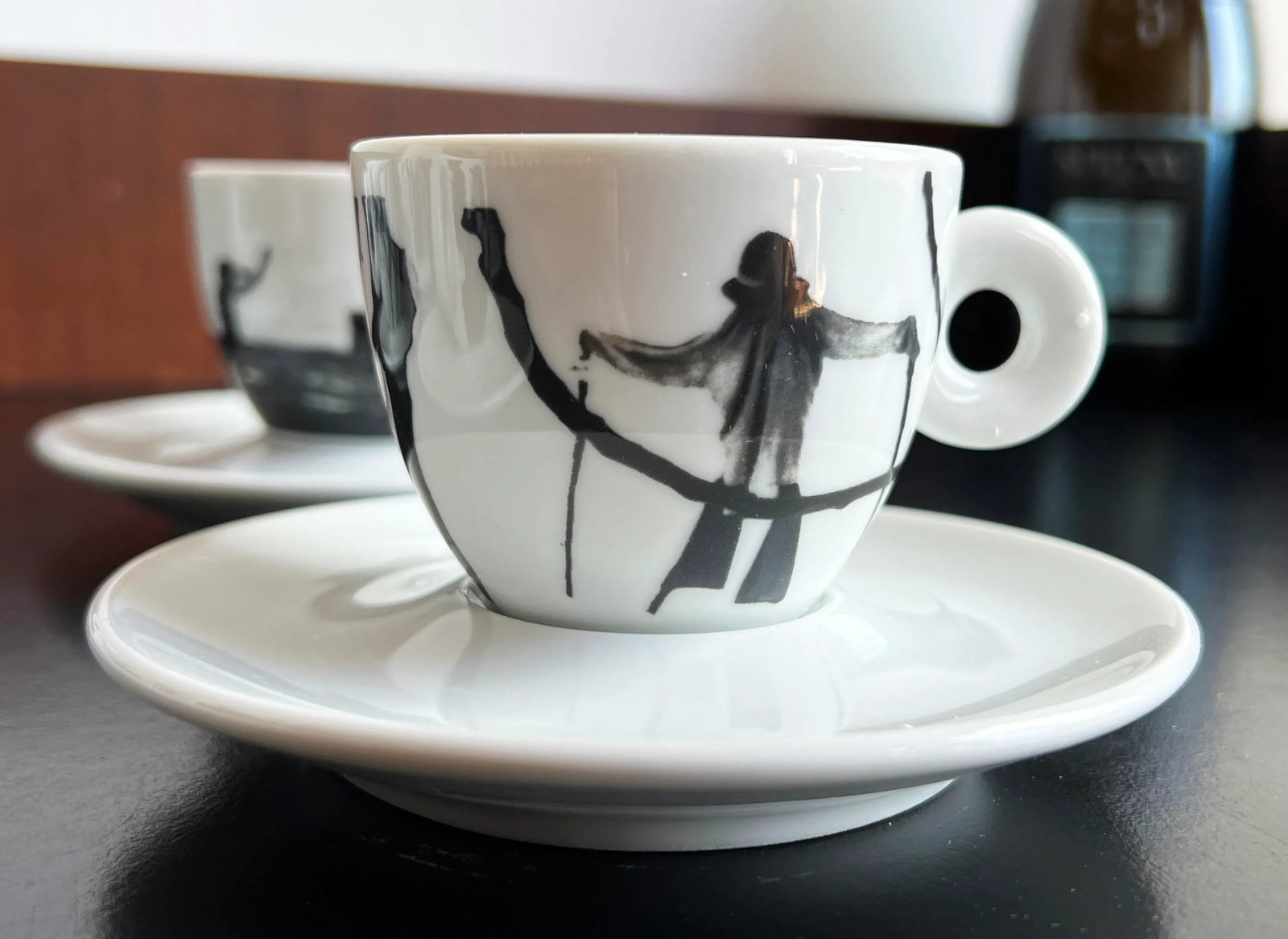 Rare Mario Giacomelli for Illy Set of Espresso Cups & Saucers - Set of 6 - 7