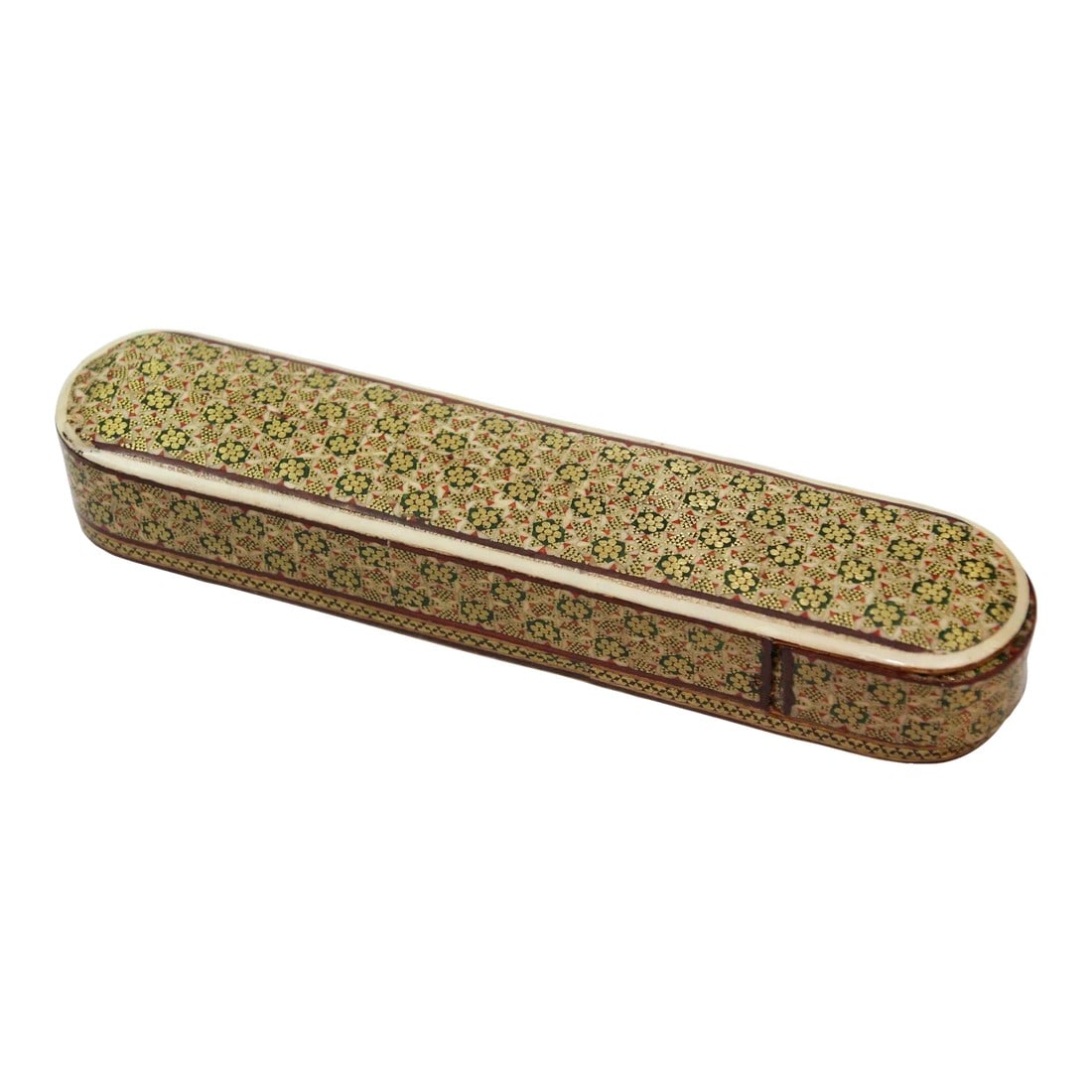 Antique Handmade Khatam Wooden Pen Box (1 of 8)