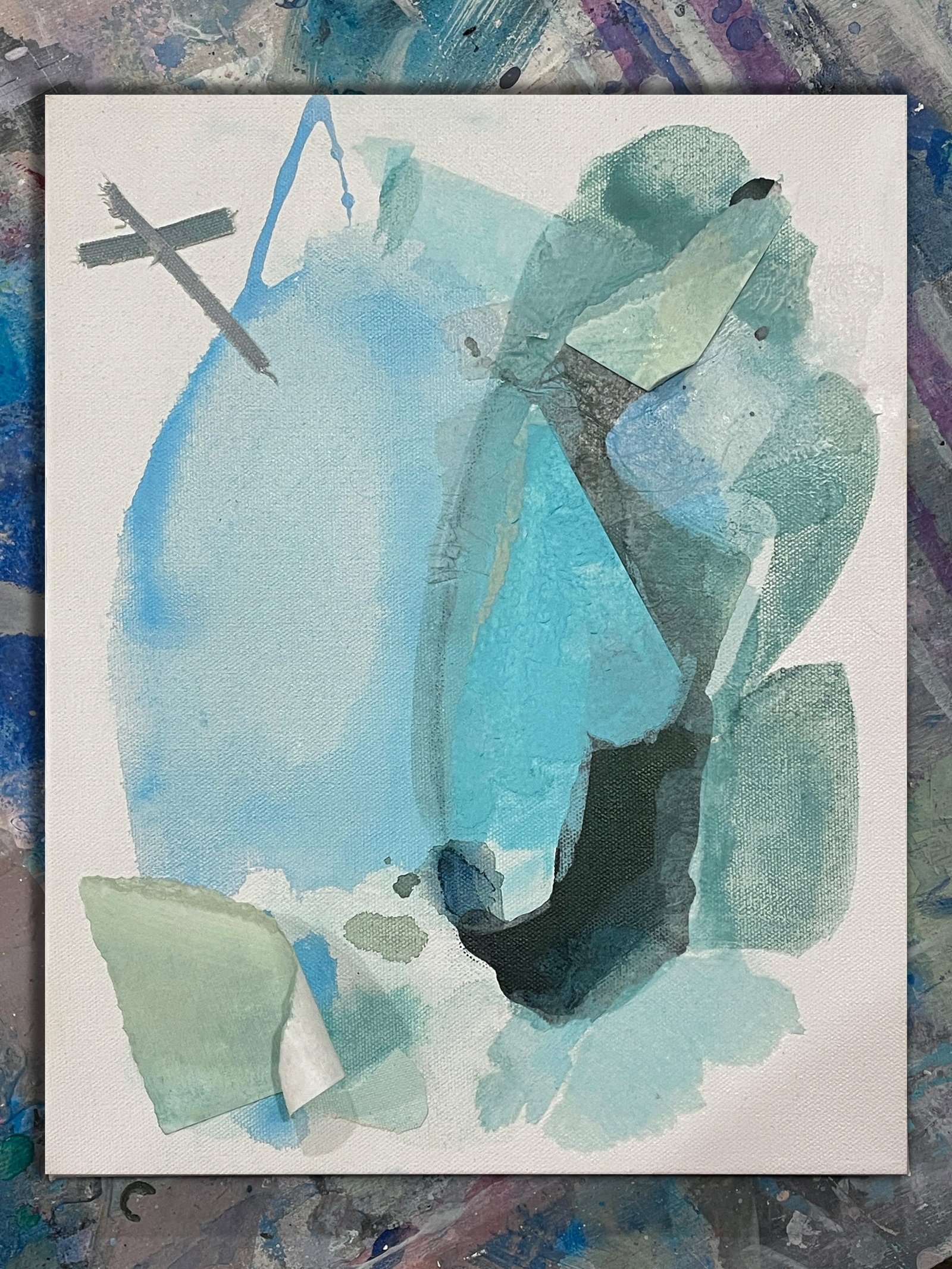 Tootle Original Abstract Painting by Stacey Warnix - 3