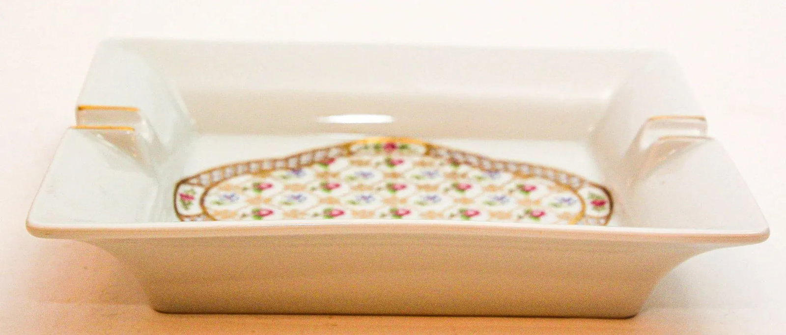 Limoges France Cigar Ashtray Porcelain Dish Catchall - 5