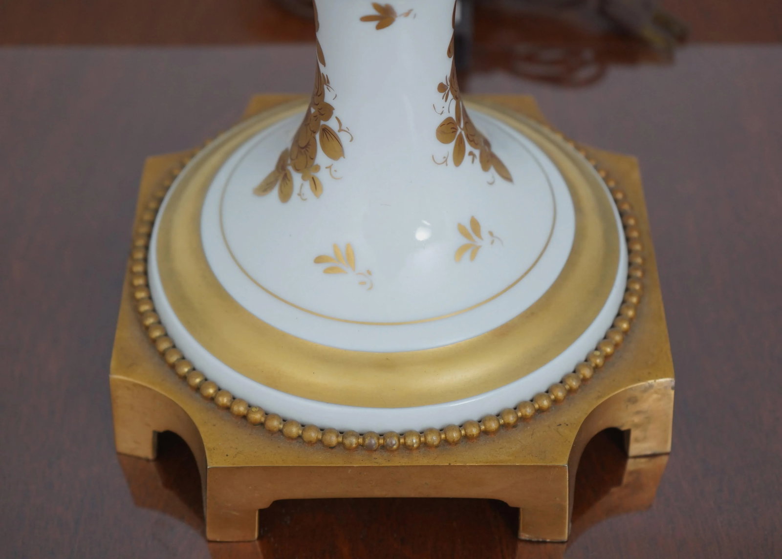 Pair Limoge Porcelain Urn Large Table Lamps - 7