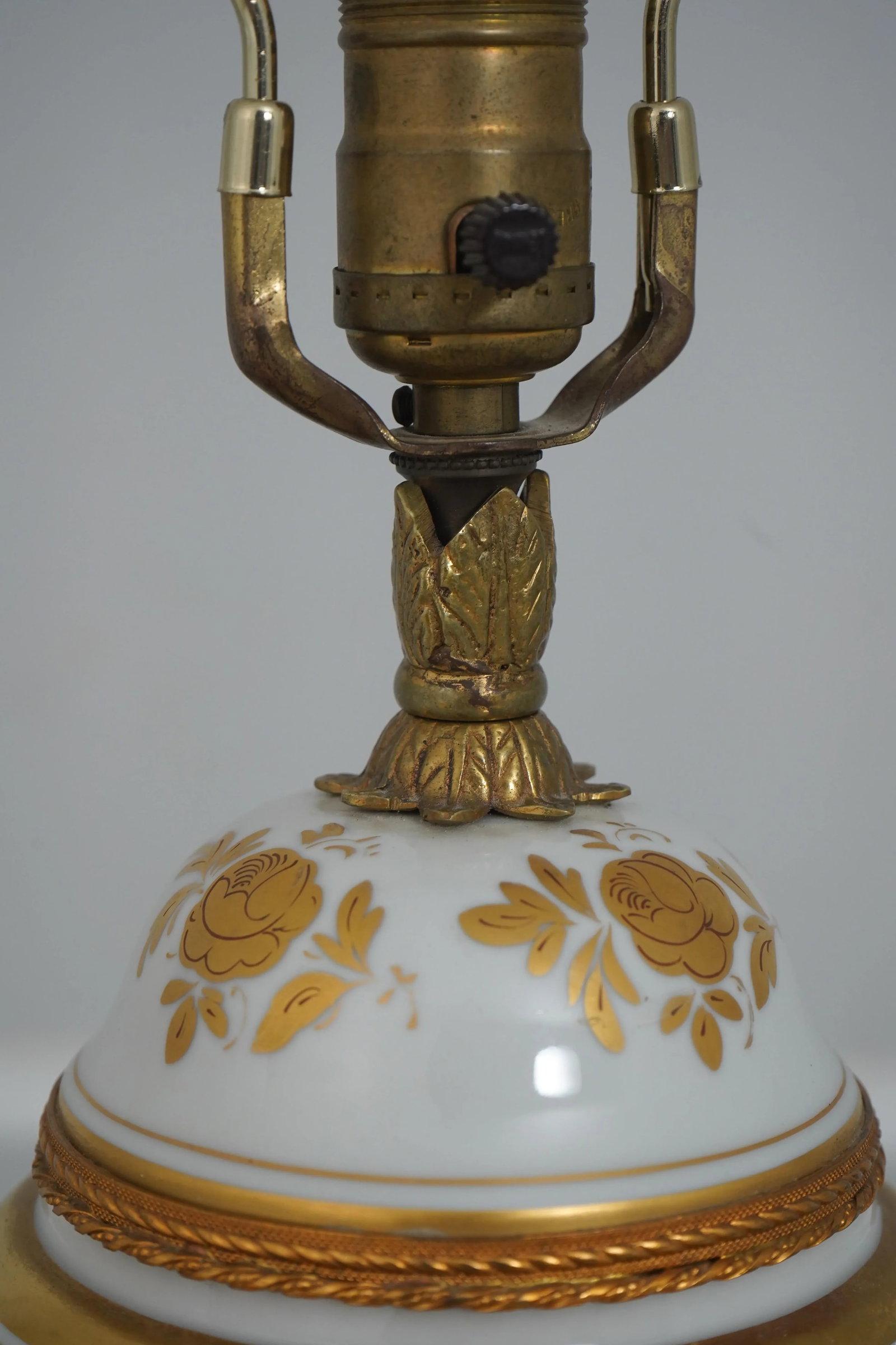 Pair Limoge Porcelain Urn Large Table Lamps - 9