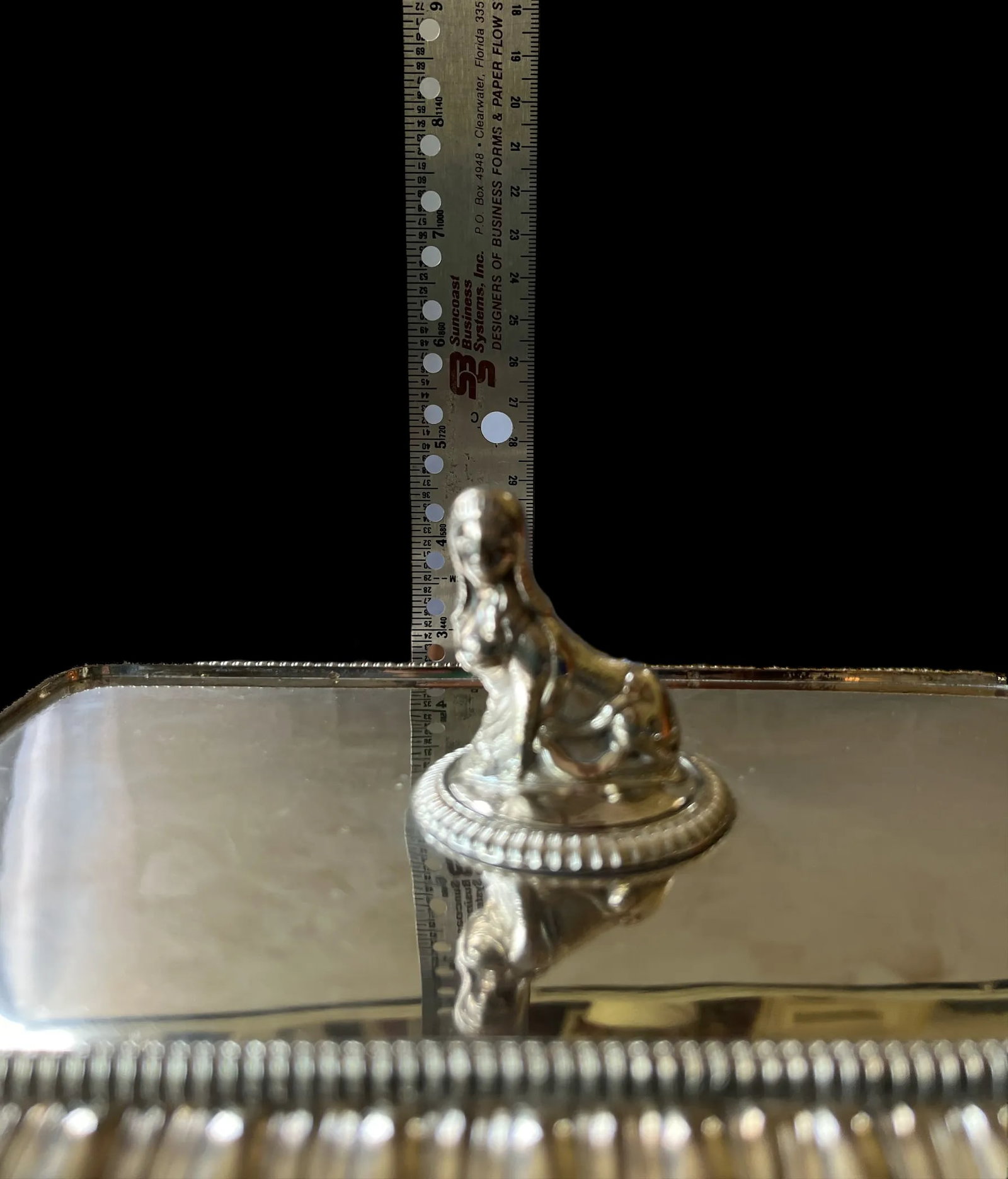 Antique Egyptian Revival Hotel Silver Mappin & Webb Covered Entree Vegetable Dish - 11