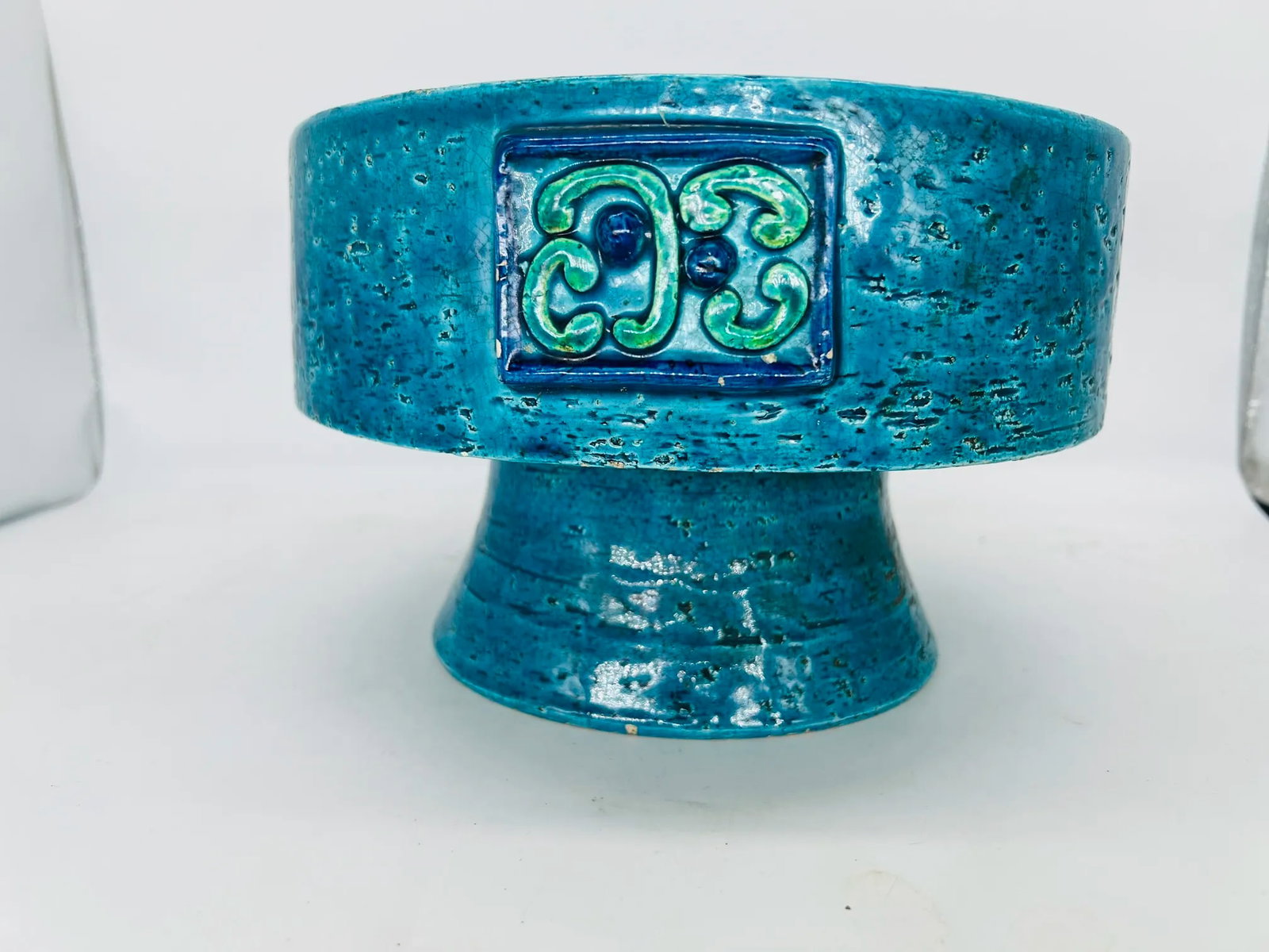 Vintage Mid Century Aldo Londi for Bitossi Pottery Centerpiece C. 1960 - 2