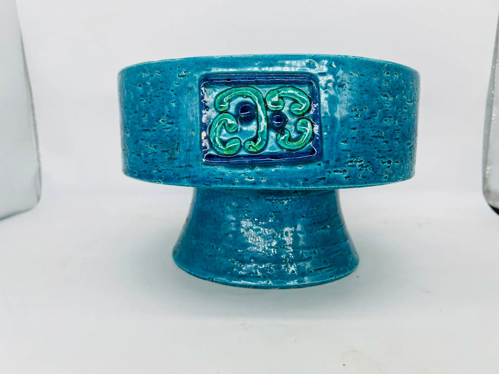 Vintage Mid Century Aldo Londi for Bitossi Pottery Centerpiece C. 1960 - 3