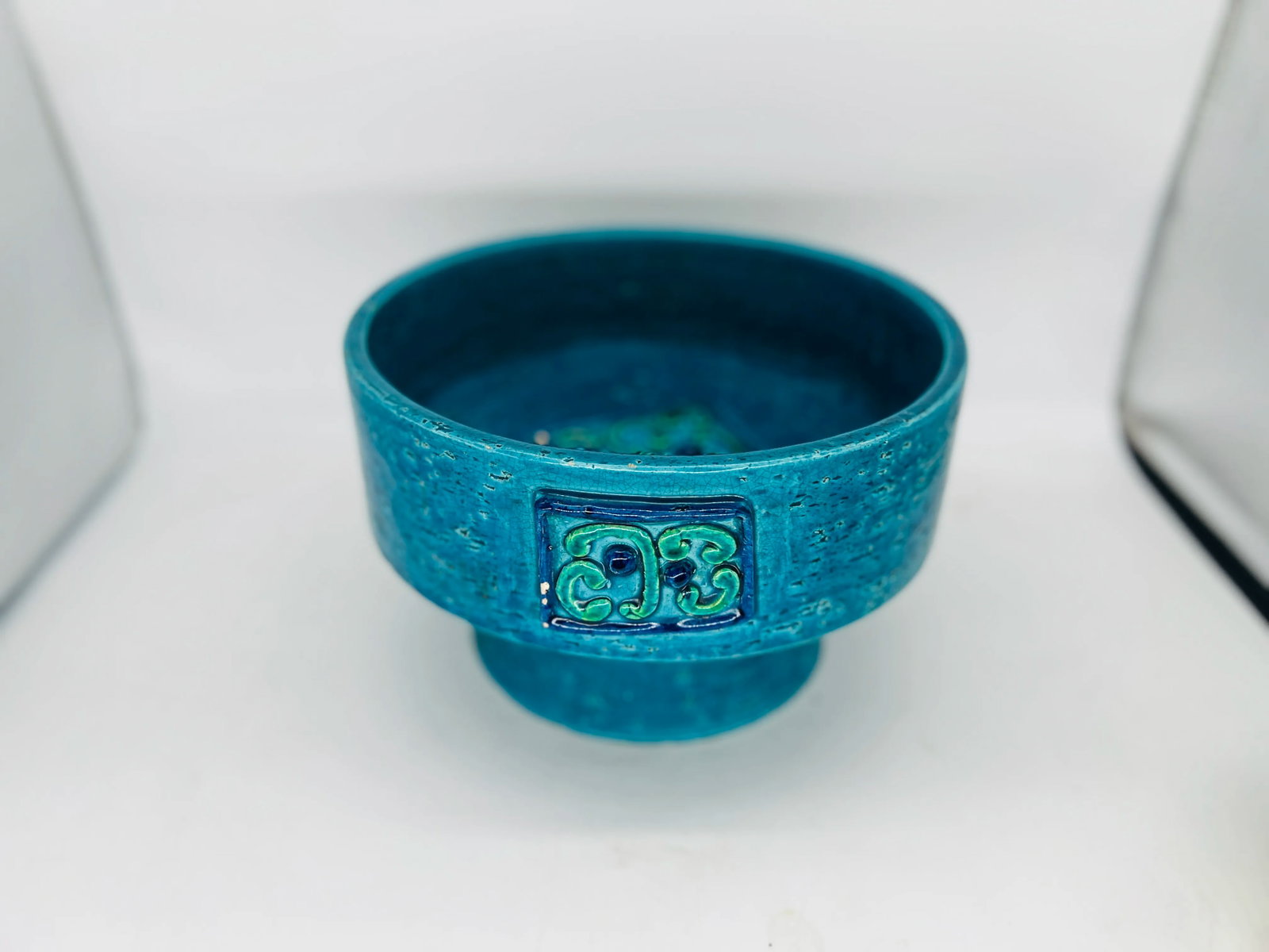 Vintage Mid Century Aldo Londi for Bitossi Pottery Centerpiece C. 1960 - 4