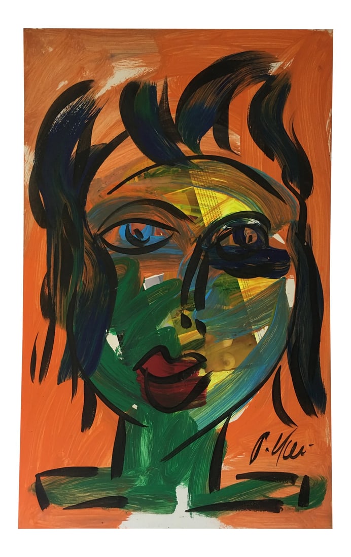 Abstract Painting by Peter Keil: Peter Keil is a German artist that focuses primarily on abstract expressionism. Keil painted with some of the greats including Joan MirÃ³, Pablo Picasso and Andy Warhol, to name a few. This 