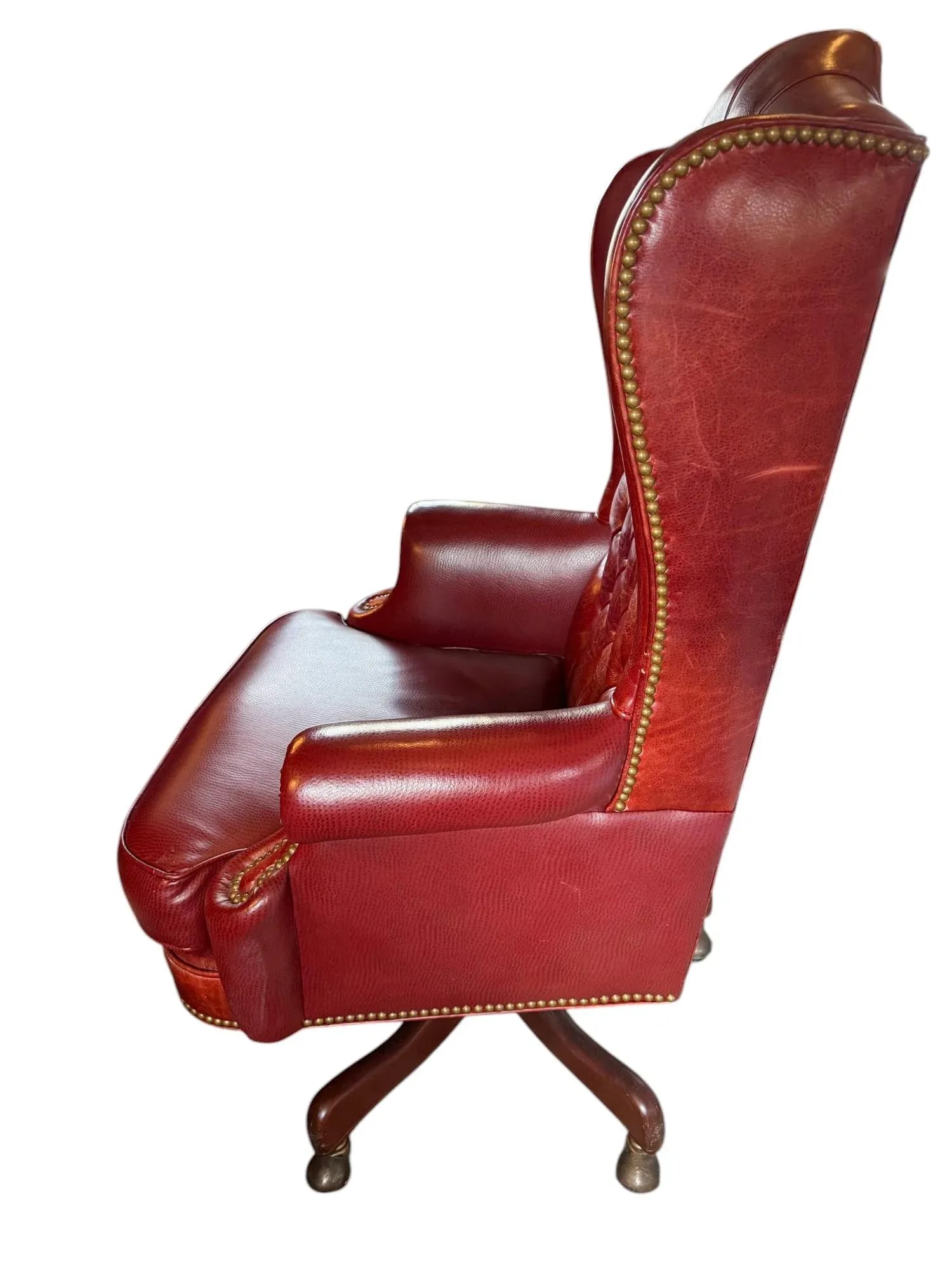 Late 20th Century Hancock & Moore Tufted Leather Executive Office Chair - 3