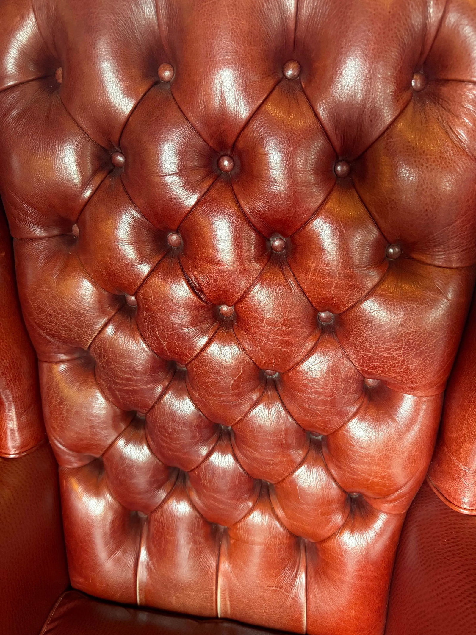 Late 20th Century Hancock & Moore Tufted Leather Executive Office Chair - 7