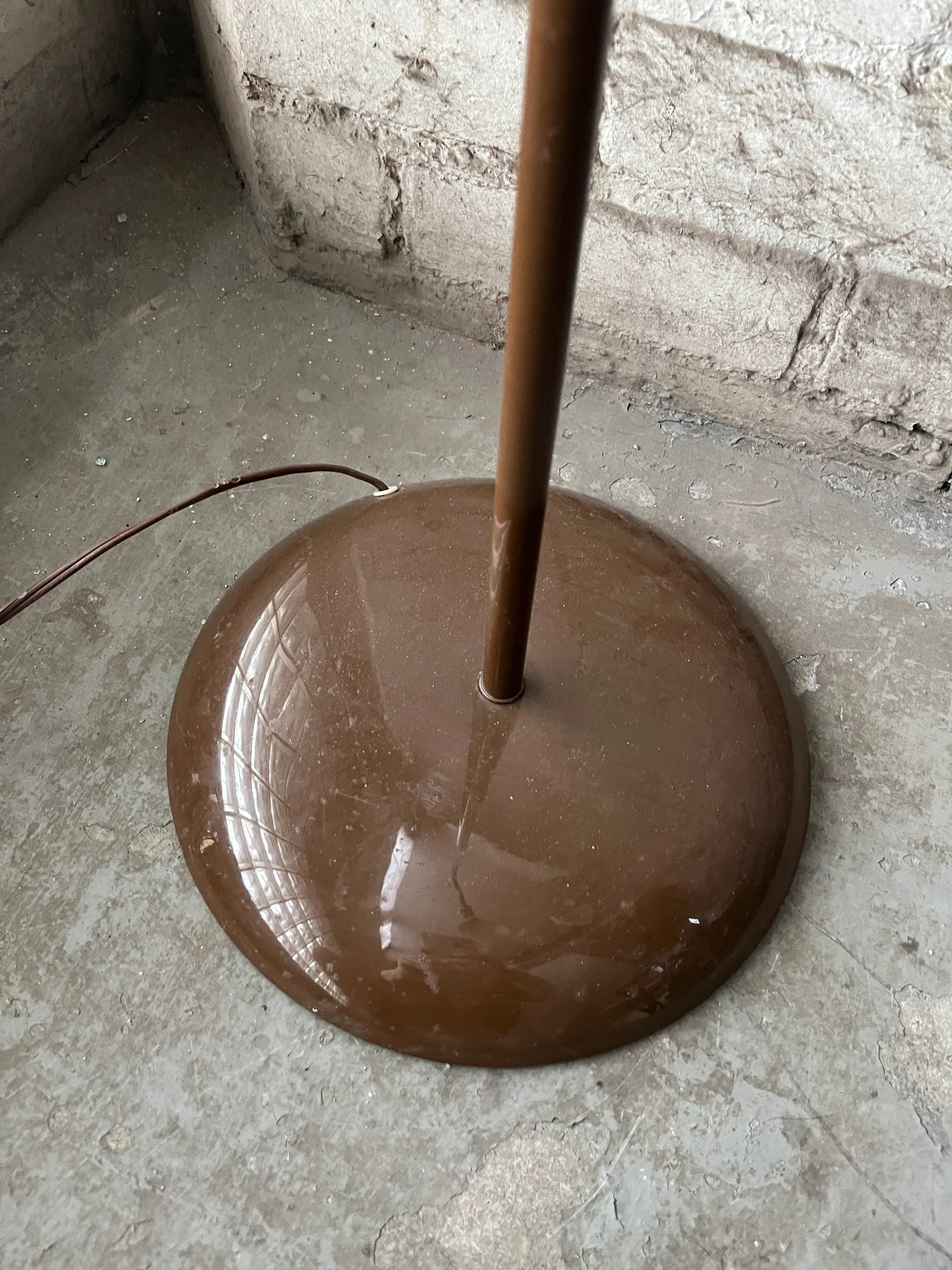 1970s Brown Gooseneck Floor Lamp by Underwriters Laboratories - 6