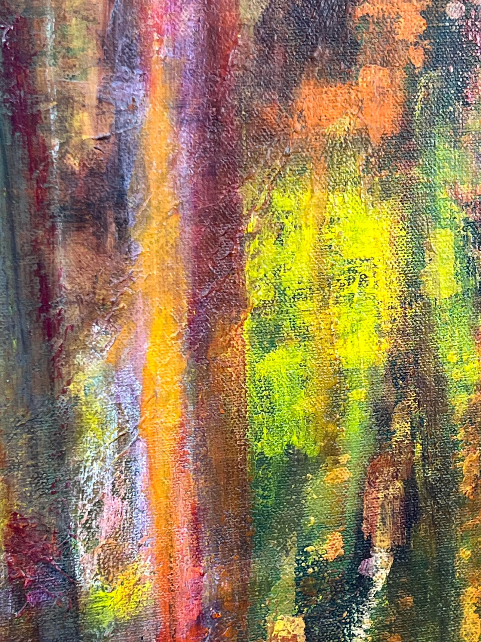Vintage 20th Century Modernist Abstract Oil on Canvas Painting - 4