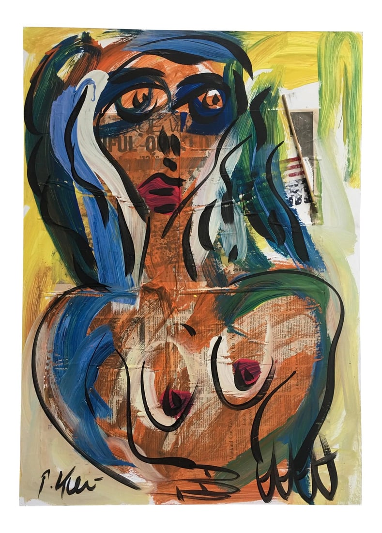 Peter Keil Abstract Painting: Peter Keil is a German artist that focuses primarily on abstract expressionism. Keil painted with some of the greats including Joan MirÃ³, Pablo Picasso and Andy Warhol, to name a few. This