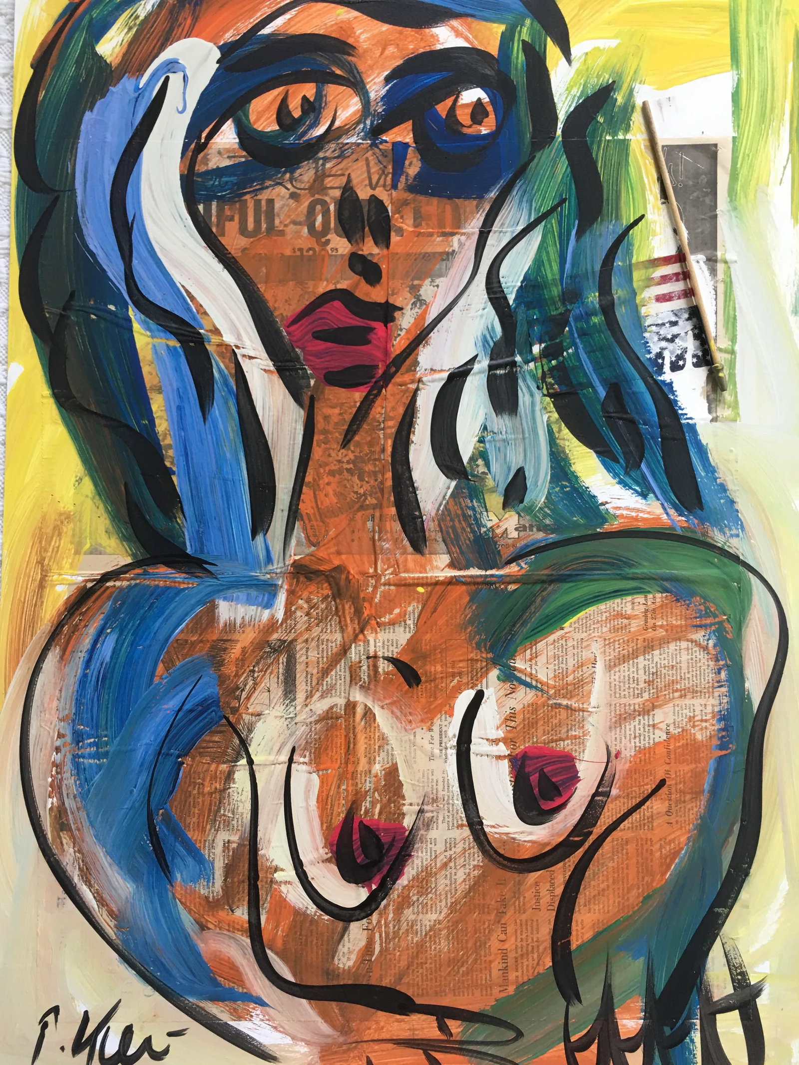 Peter Keil Abstract Painting - 2