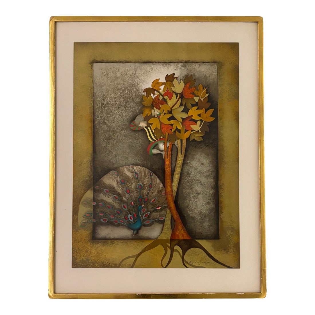 Graciela Rodo Boulanger a Peacock for Sophie Signed and Numbered Lithograph 1979 (1 of 11)