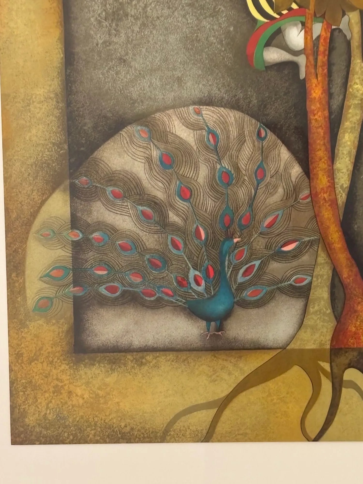 Graciela Rodo Boulanger a Peacock for Sophie Signed and Numbered Lithograph 1979 - 4