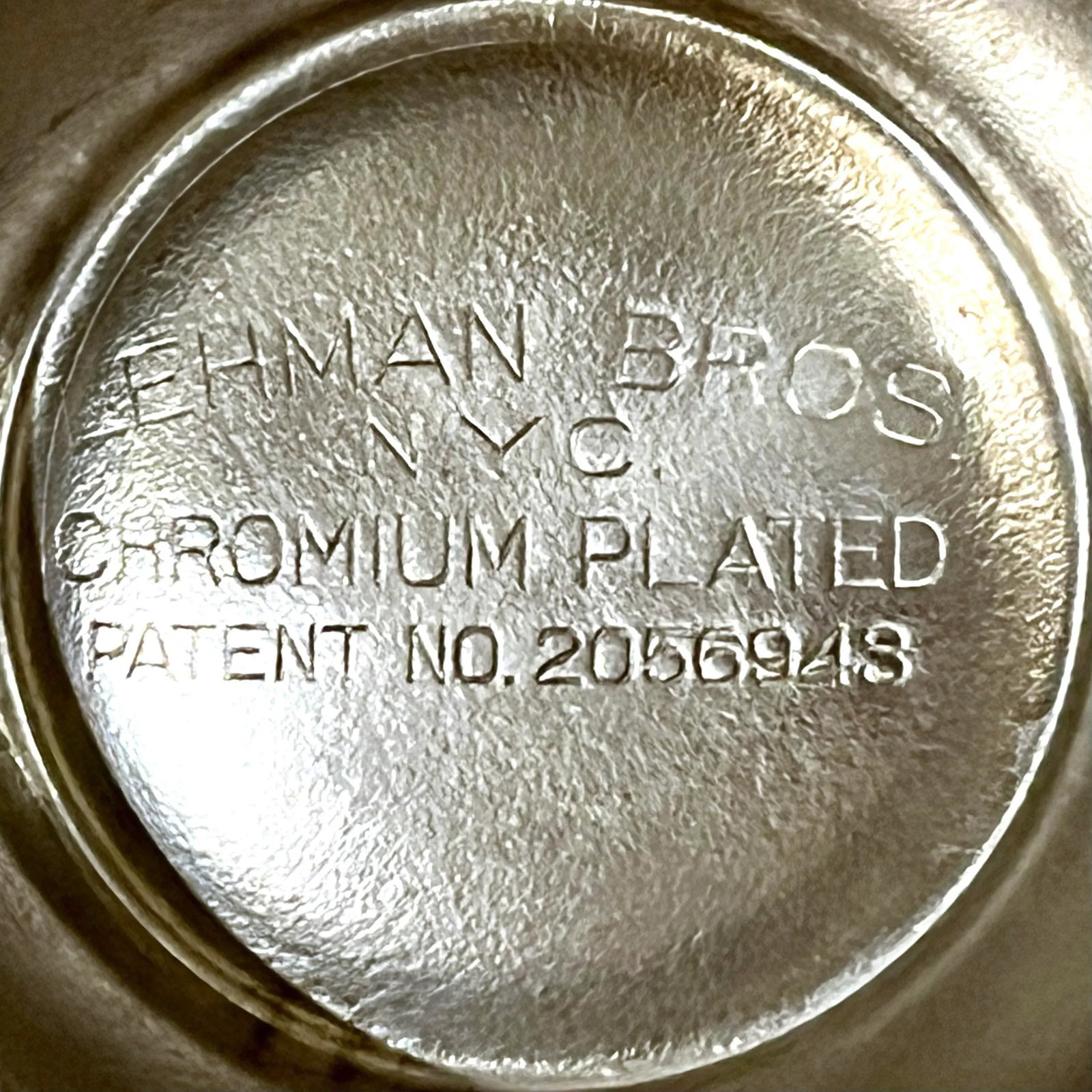 1940's Art Deco Lehman Brothers Saturn Ring Chrome Punch Bowl Set- 11 Pieces - 12