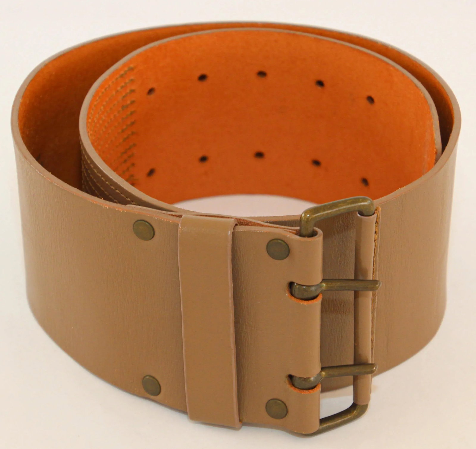 Dries Van Noten Oversized Wide Leather Waist Belt - 6