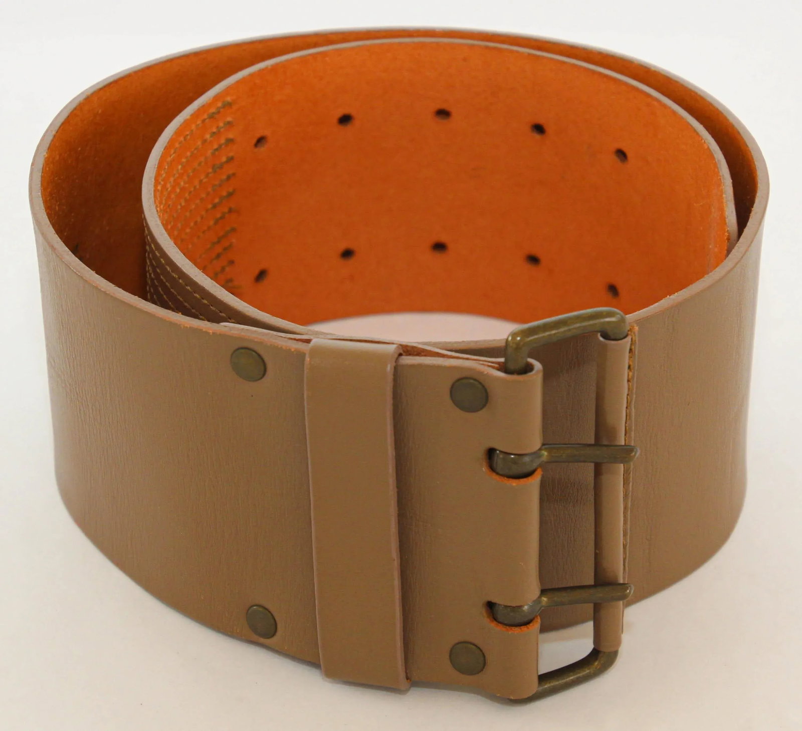Dries Van Noten Oversized Wide Leather Waist Belt - 7