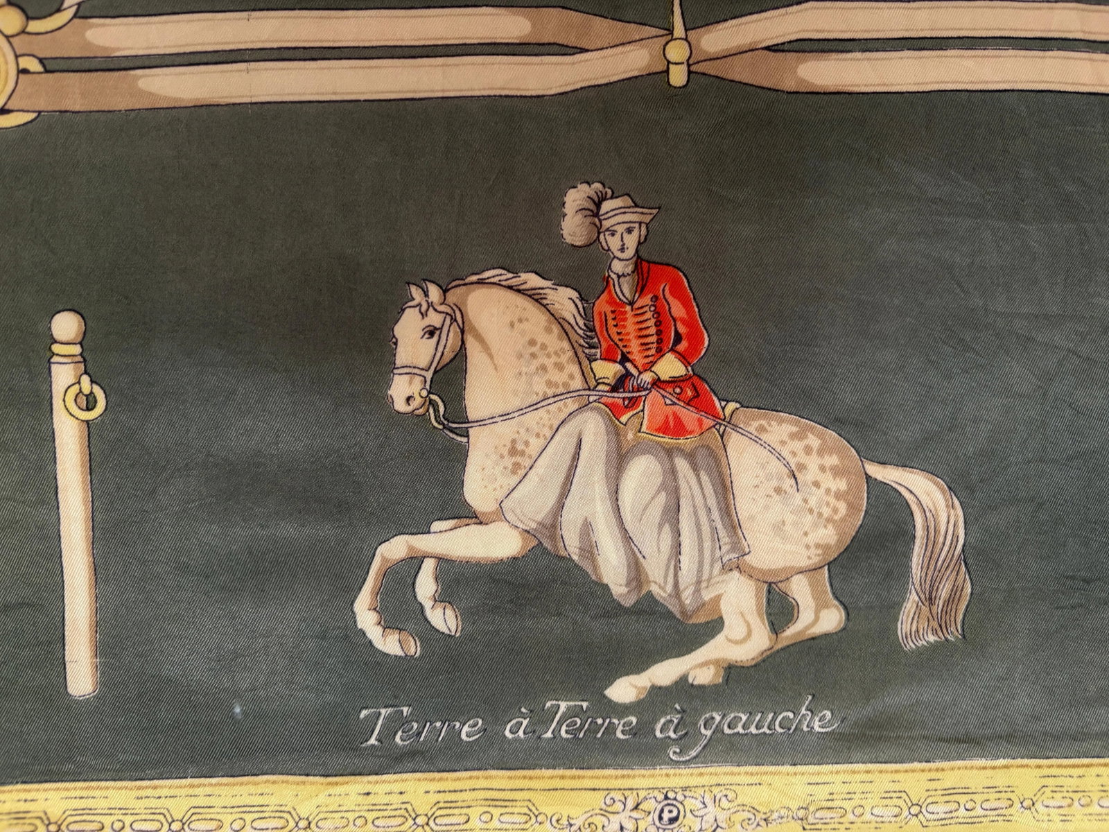The Maneige Royal by Antoine de Pluvinel Silk Scarf - 10