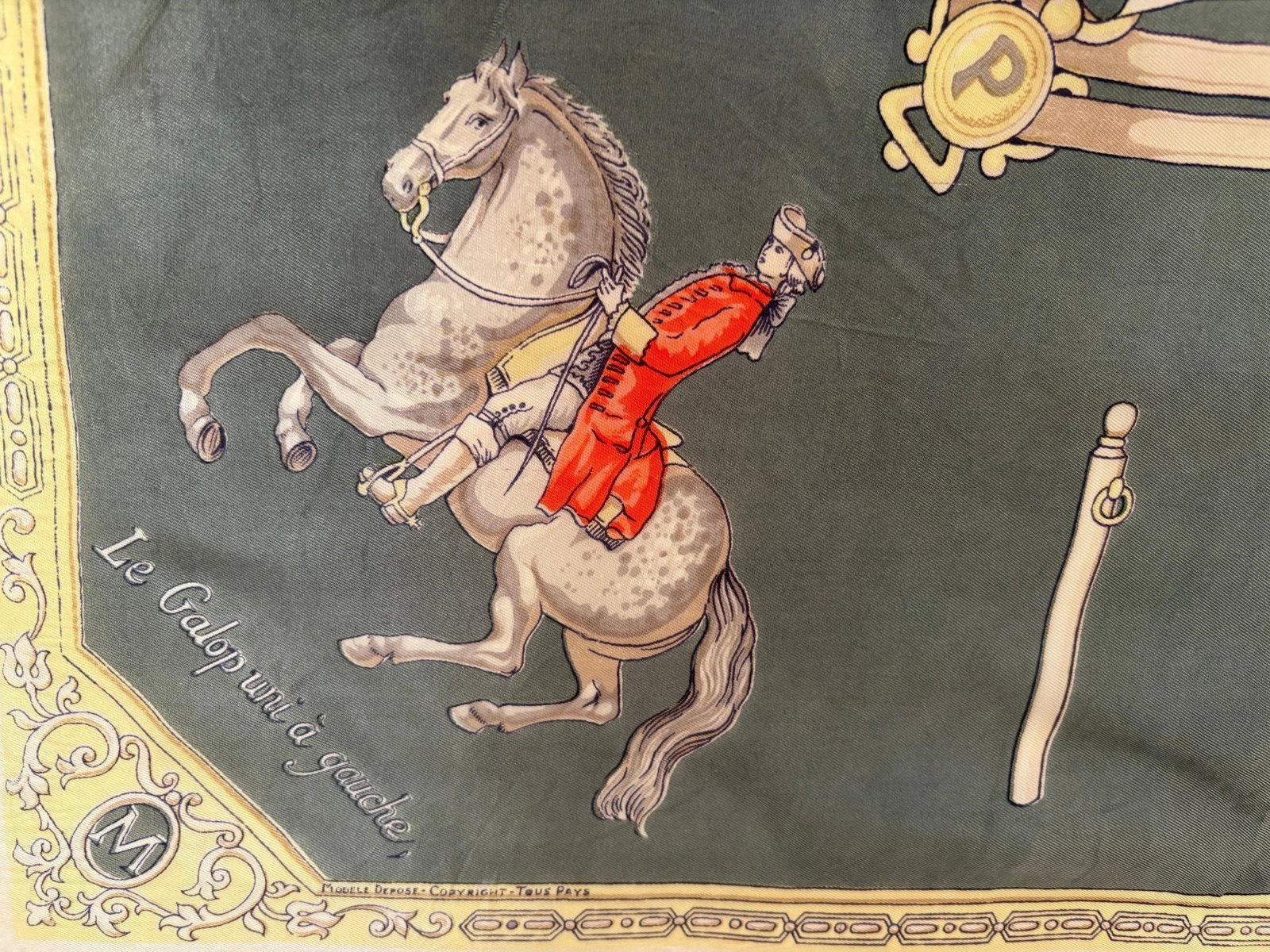 The Maneige Royal by Antoine de Pluvinel Silk Scarf - 11