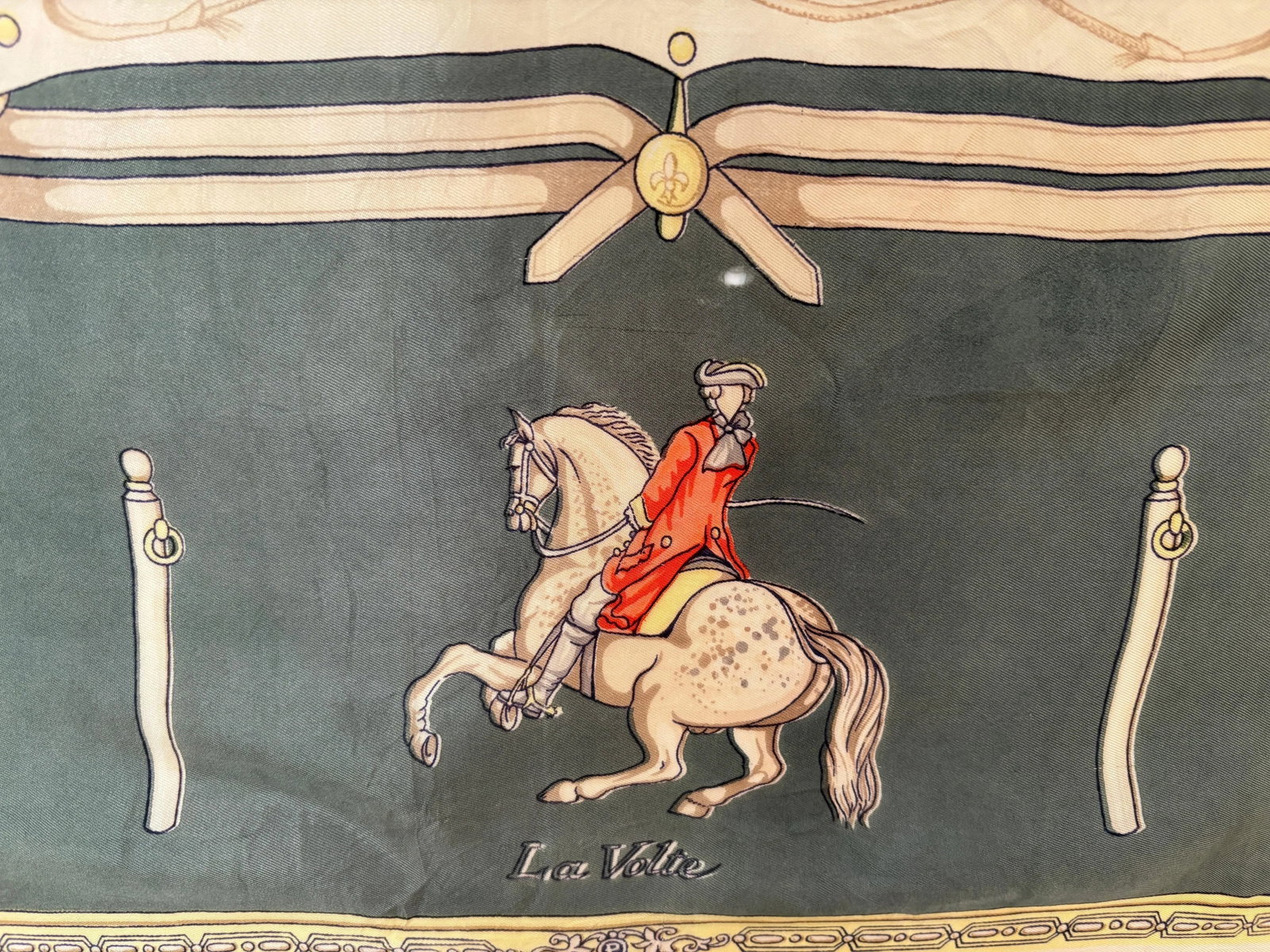 The Maneige Royal by Antoine de Pluvinel Silk Scarf - 12
